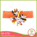 Orange ribbons Punta kids hair ornament set